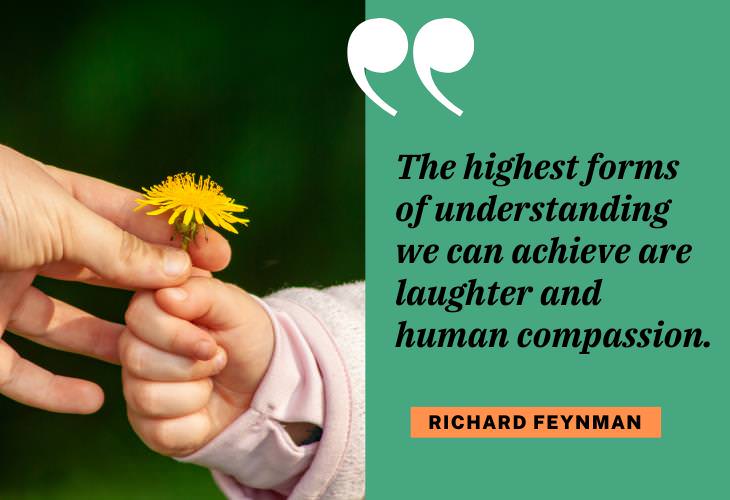 Quotes from Famous Scientists, Richard P. Feynman, empathy