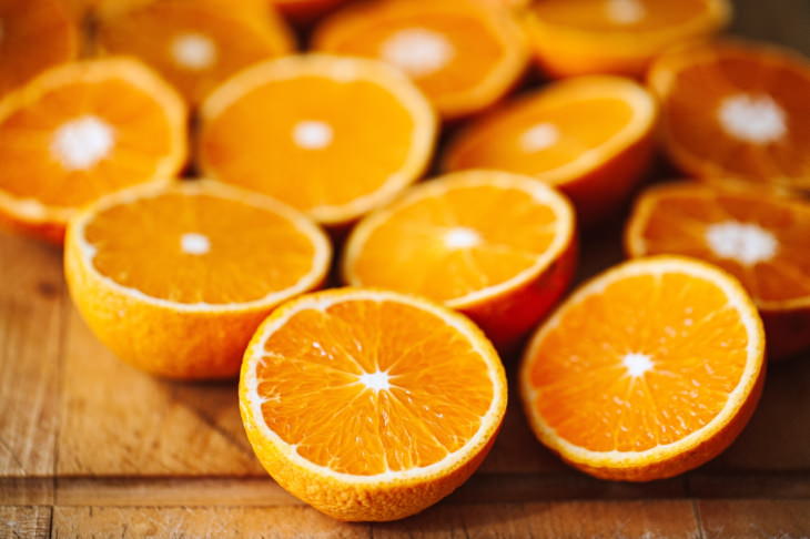 unnecessary supplements oranges halved