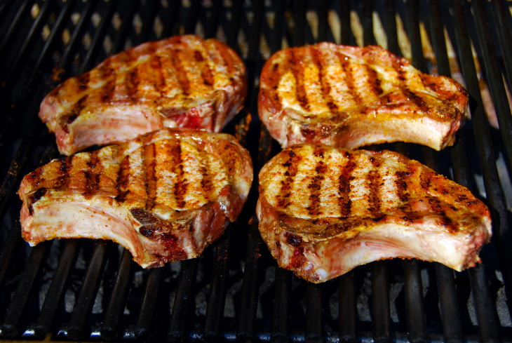 Alimentos que no se deben asar Chuletas de cerdo