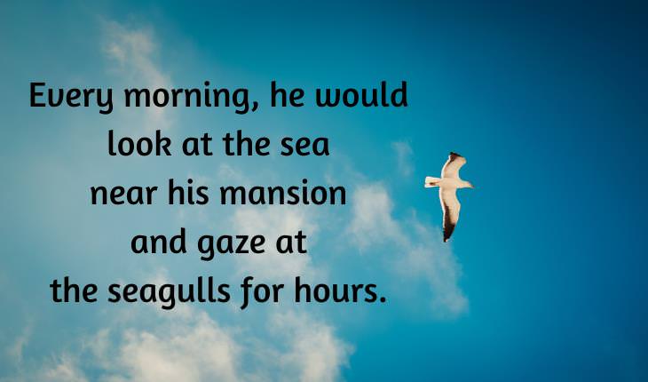 Chinese Fables, sky, seagull