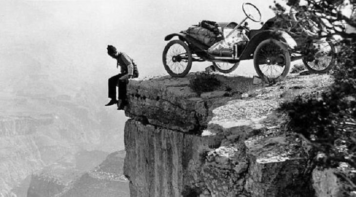 Rare Historical Photos, Grand Canyon, car