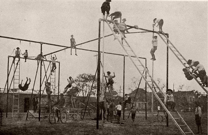 Rare Historical Photos, A children’s playground