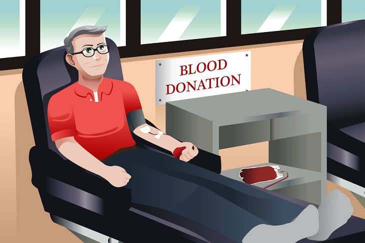 Donación de sangre, mayores