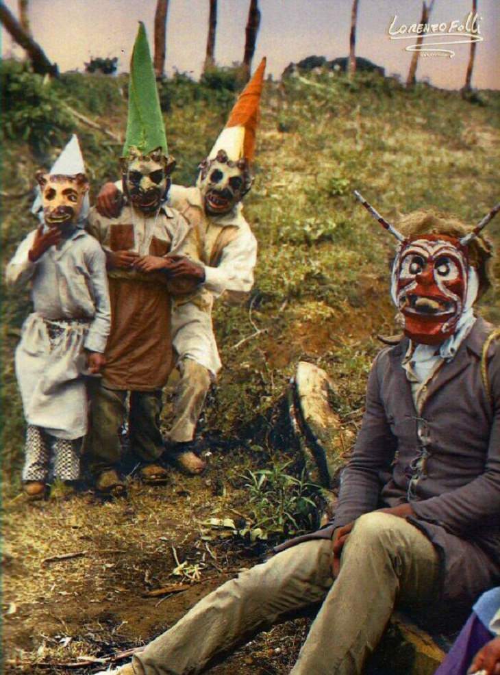 Colorized Photos From History, Halloween 