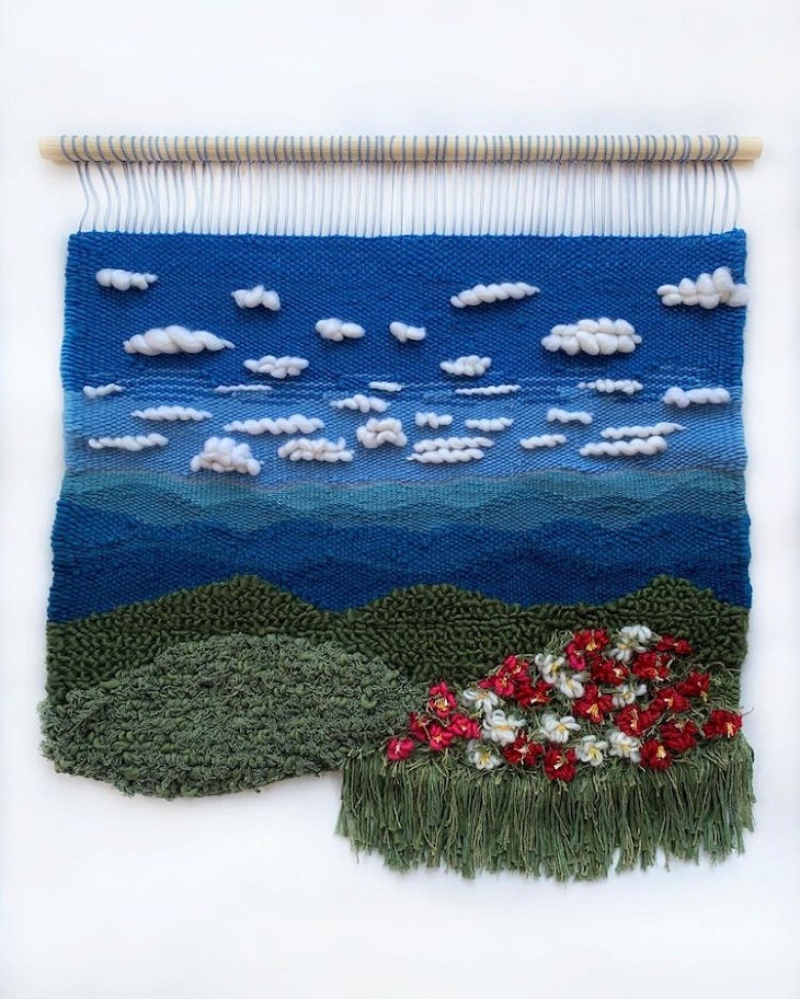 Gorgeous Handwoven Textiles,  clouds