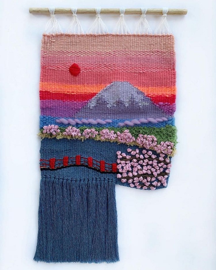 Gorgeous Handwoven Textiles,  mountain
