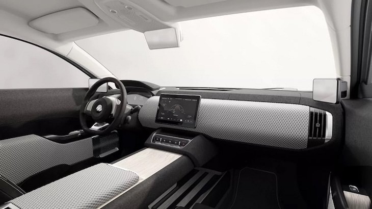World’s First Solar-Powered Car, car interior 