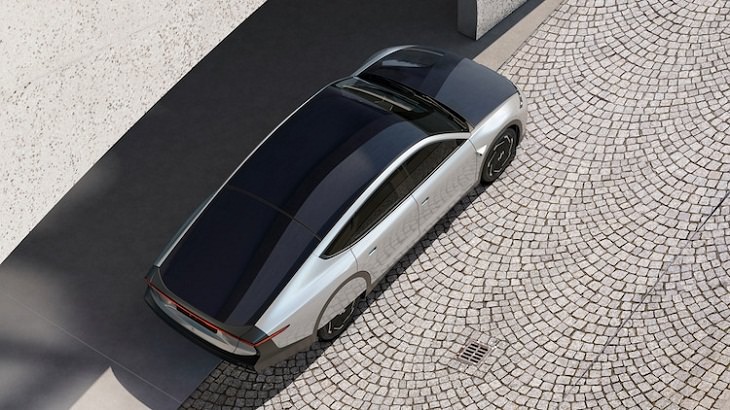 World’s First Solar-Powered Car, top look of car