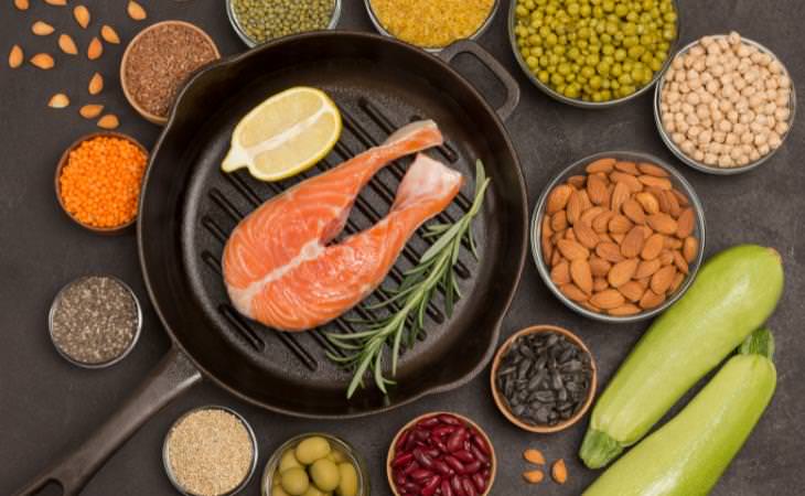 omega foods, fish and legumes