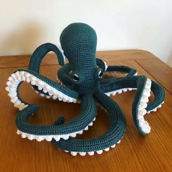 Crochet as Art, octopus 