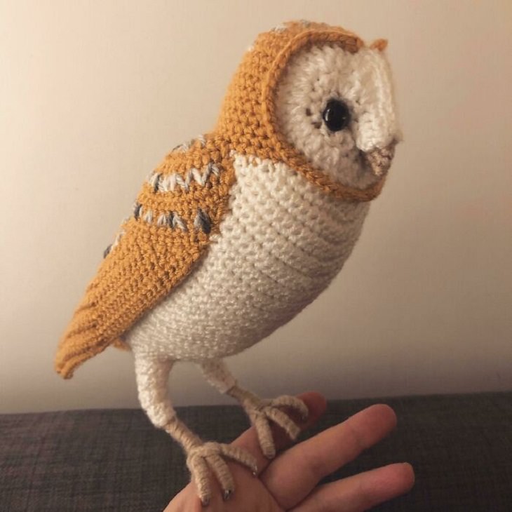 Crochet as Art, owl