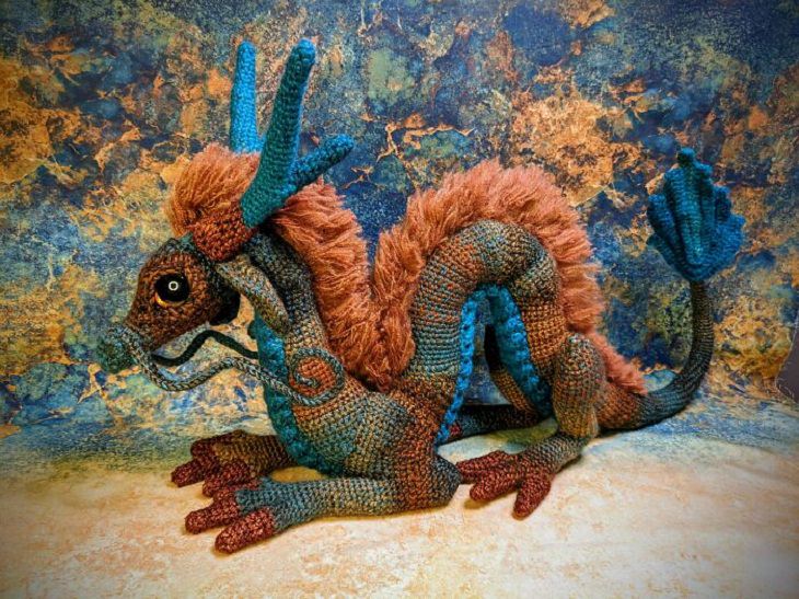 Crochet as Art, Dragon 