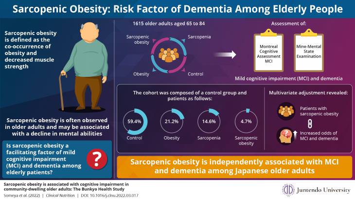Sarcopenic Obesity and Dementia infographic