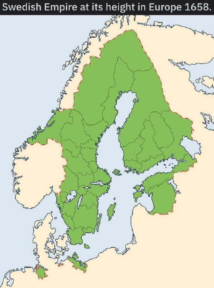 Charts & Maps, Swedish empire 