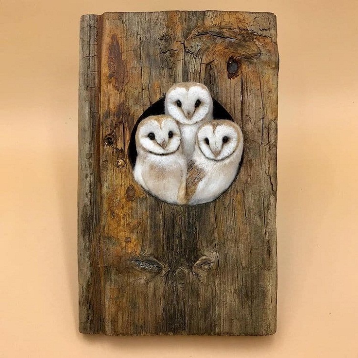 Needle-Felted Animals, owls