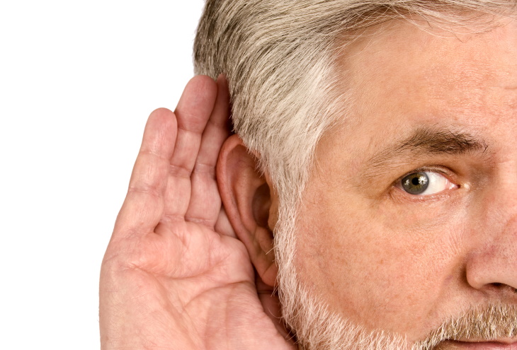 Causes of Hearing Loss man hearing