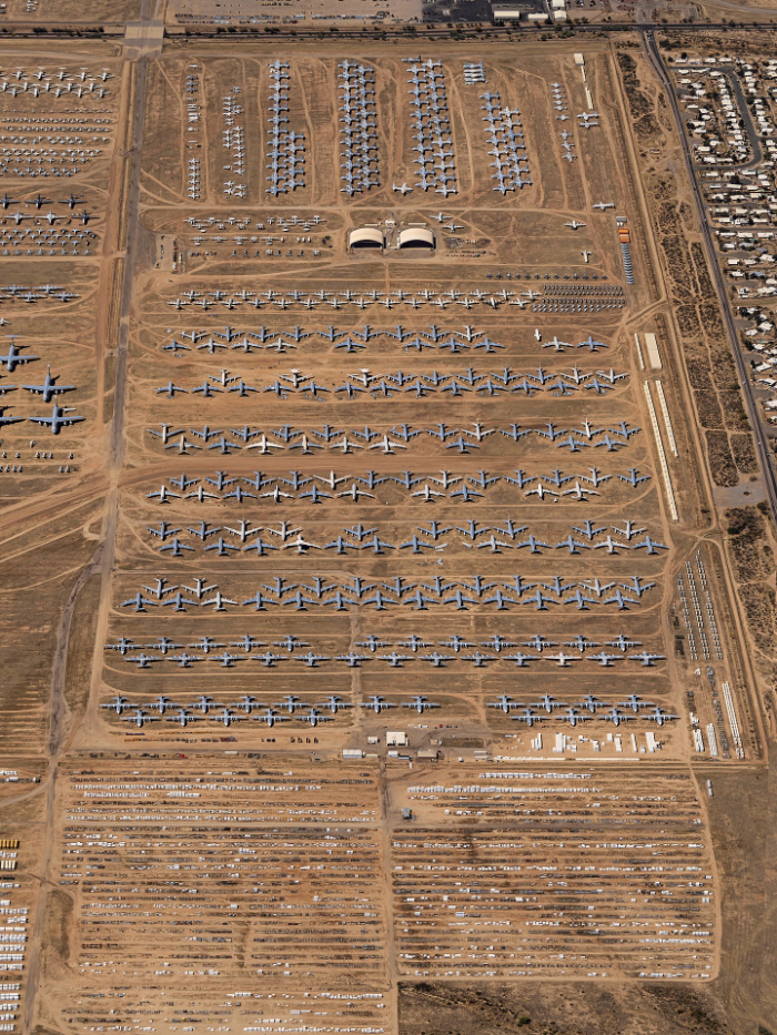 Aerials by Bernhard Lang - Davis-Monthan Air Force Base in Tucson