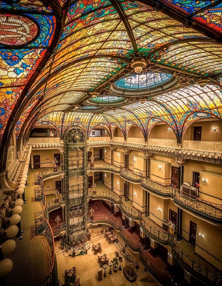  Architectural Wonders, Gran Hotel in Mexico City