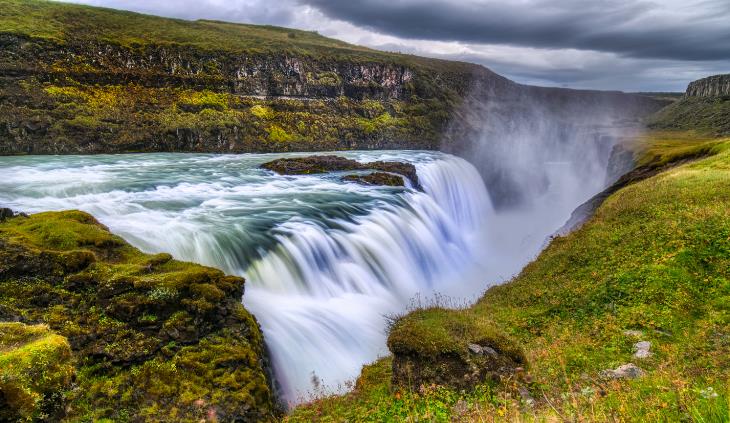 Iceland's Golden Circle - the Gullfoss waterfall