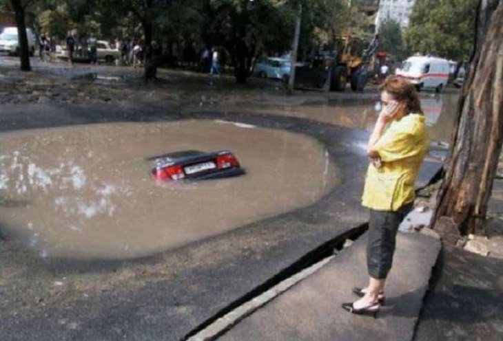 Driving Fails, sinking 