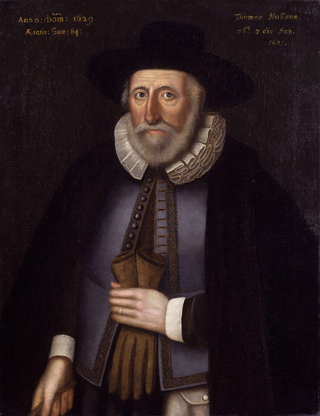 Renaissance Idioms Portrait of Thomas Hobson (1544-1631)