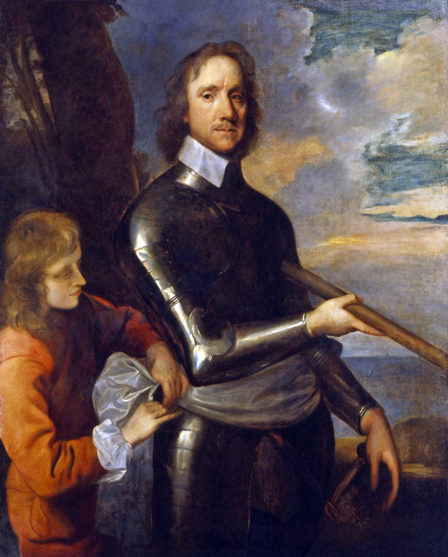 Renaissance Idioms Portrait of Oliver Cromwell in armour