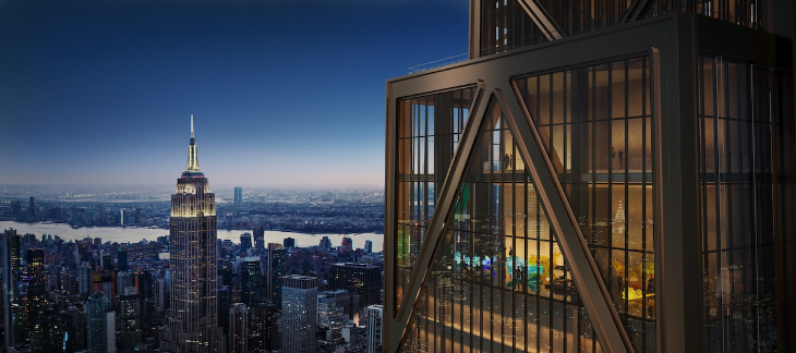 270 Park Avenue Simulation - How the building will integrate into the New York skyline