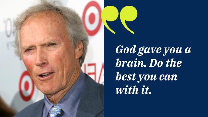 Inspirational Quotes by Clint Eastwood, god