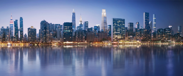 270 Park Avenue Simulation - How the building will integrate into the New York skyline