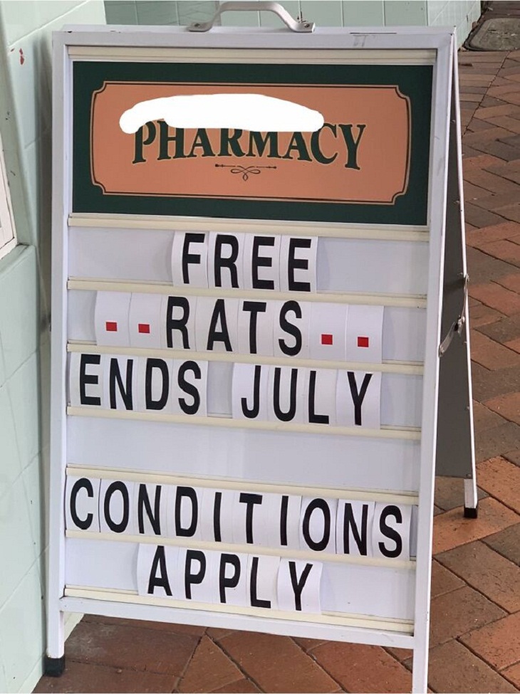 Funny Signs, pharmacy