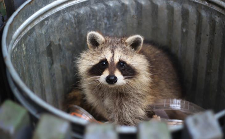 Ways to Get Rid of Raccoons, trash cans