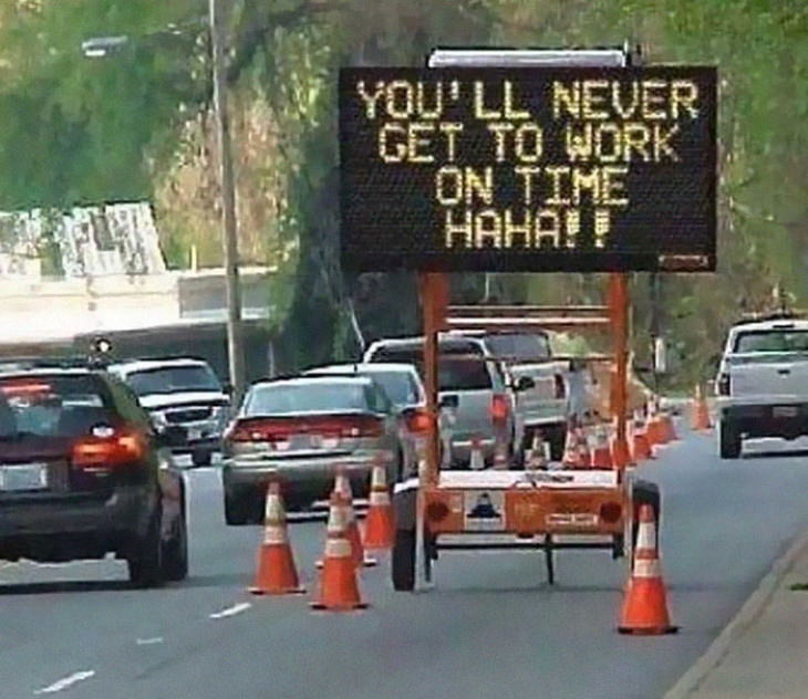 Hysterical Signs work on time