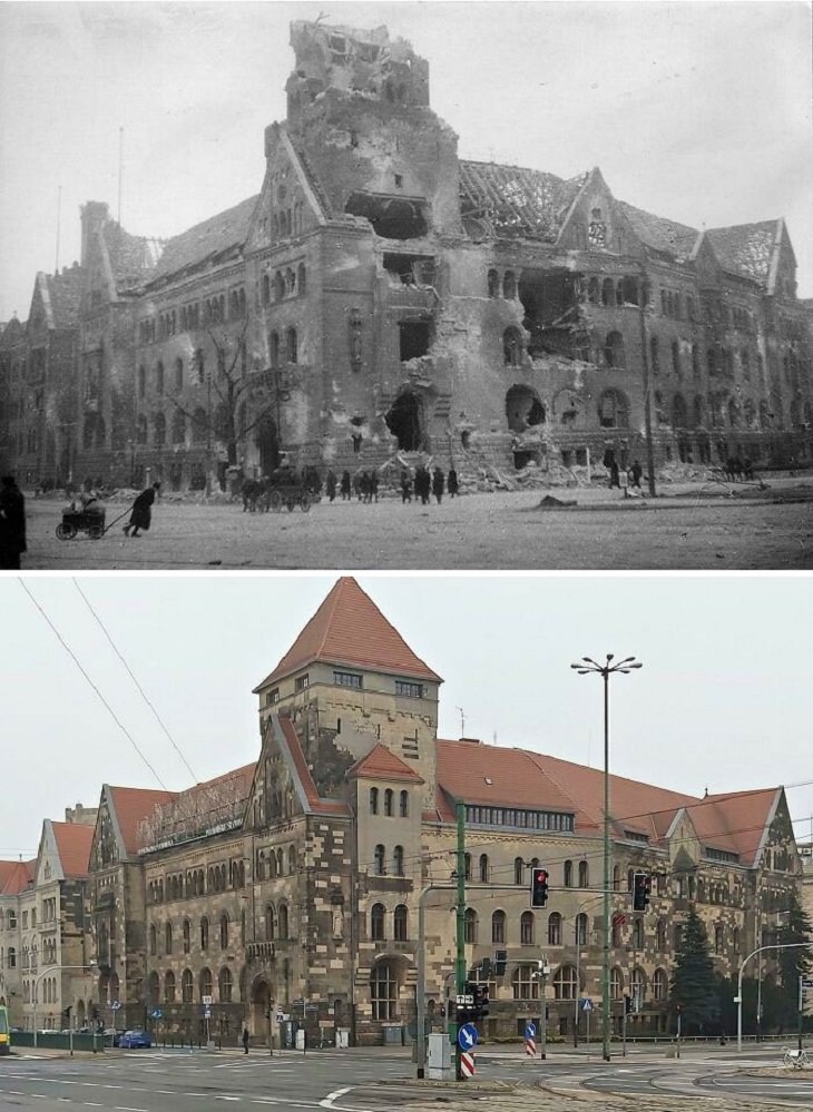 Fotos de antes y después, Polonia