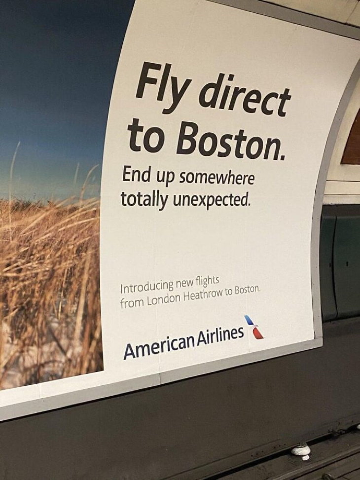 Hysterical Signs Boston flight