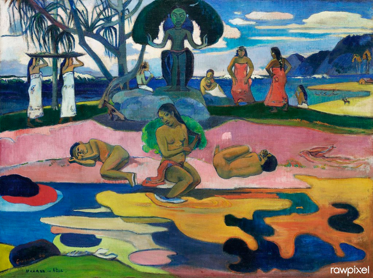 Paul Gauguin -  3. Mahana no atua (Day of the God), 1984