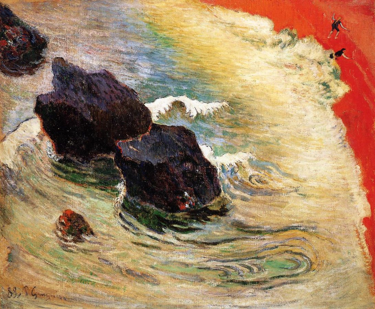 Paul Gauguin -  6. La Vague, 1888