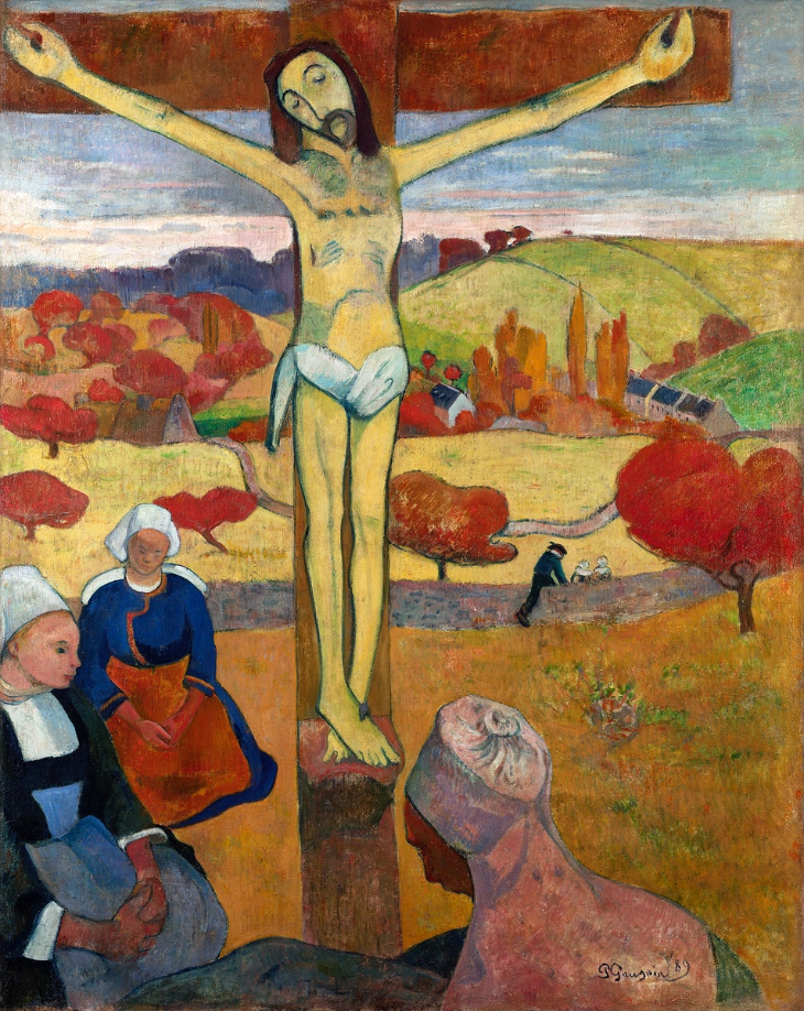 Paul Gauguin -  4. Yellow Christ, 1889