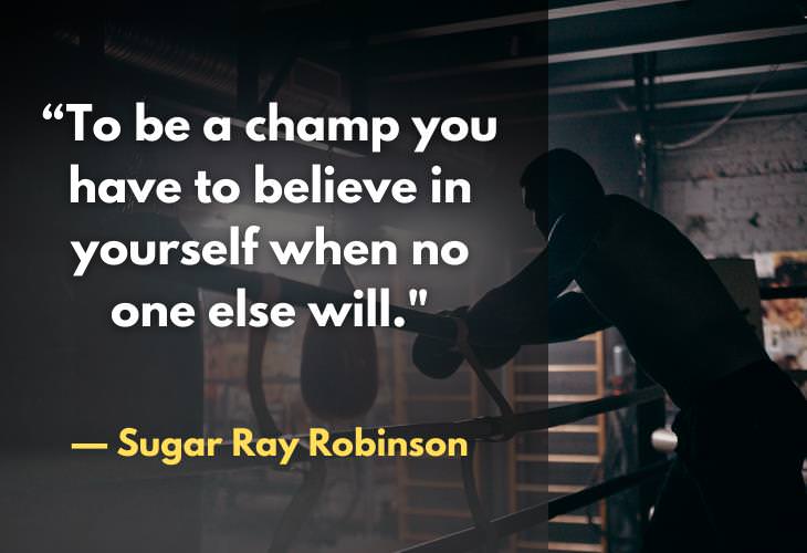 Boxing Quotes, belief 