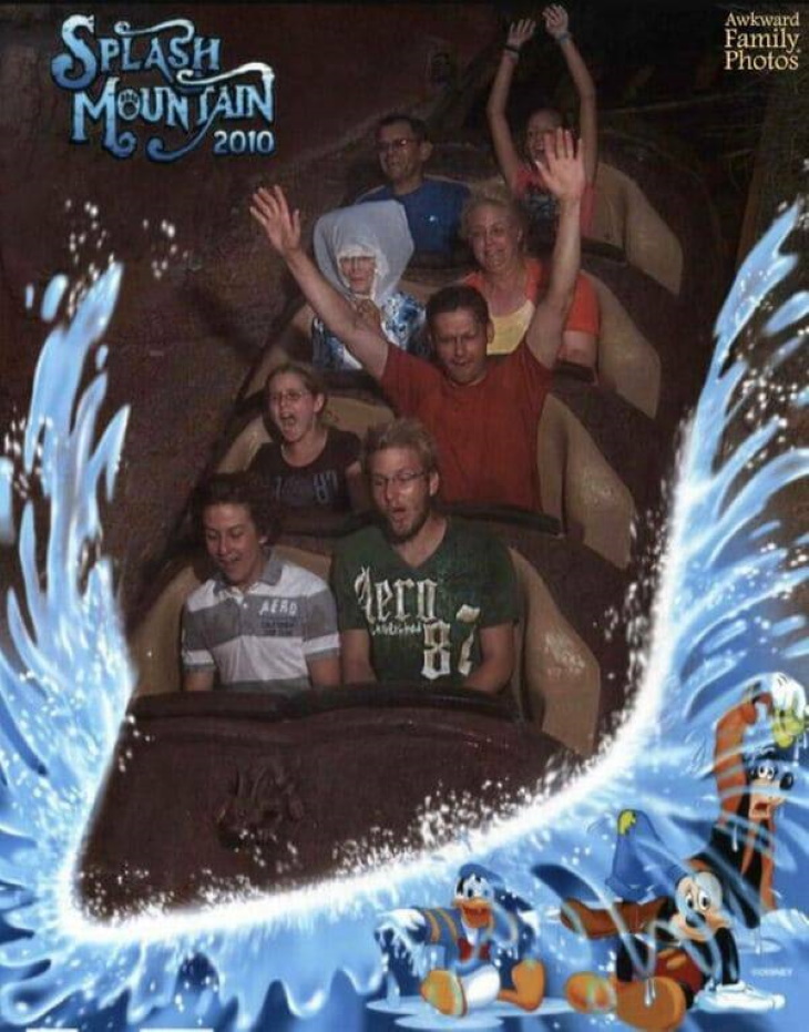 Funny Roller Coaster Pics bad on head