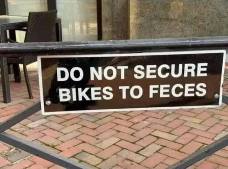 Translation Fails, bike