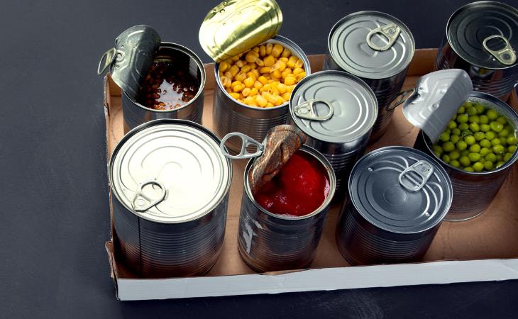 canned vegetables 