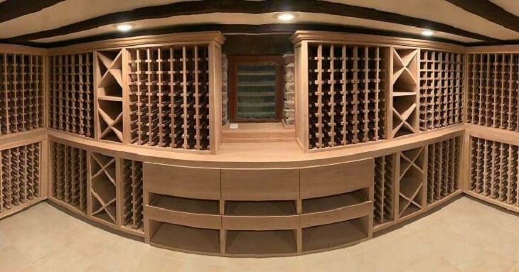 Woodworking Examples, bottle wine cellar