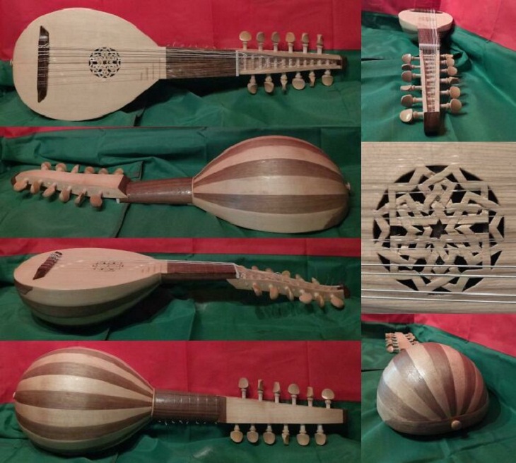 Woodworking Examples, baroque mandolin