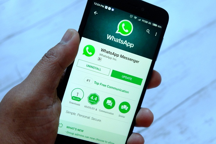 Recursos do WhatsApp, reações