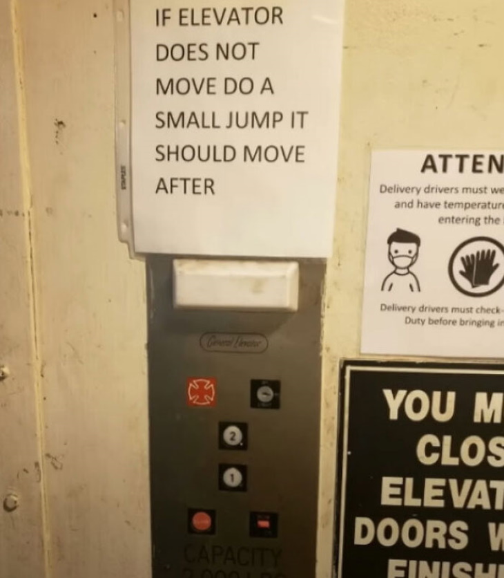 Work Safety Fails elevator