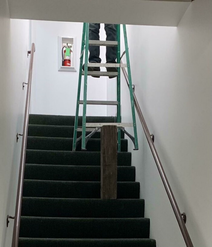 Work Safety Fails Stairway to Heaven