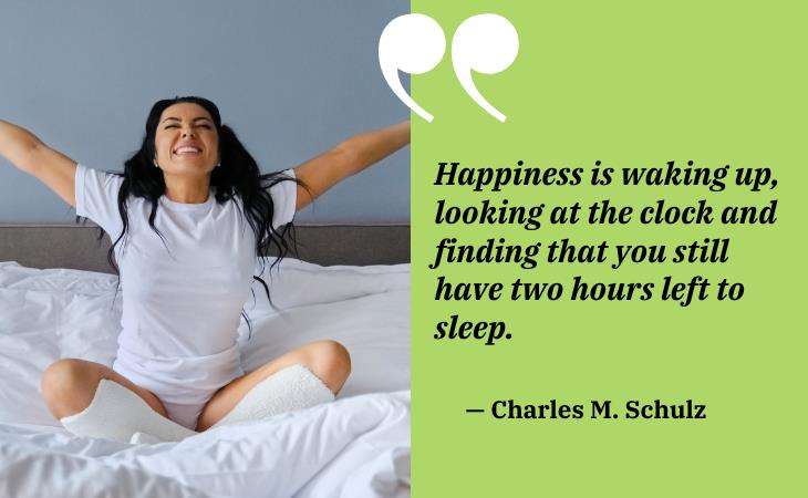 Funny Sleep Quotes, clock