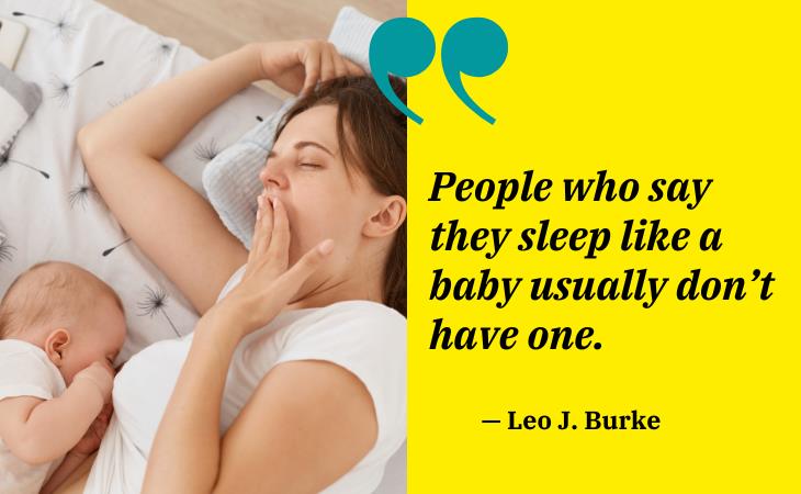 Funny Sleep Quotes, baby