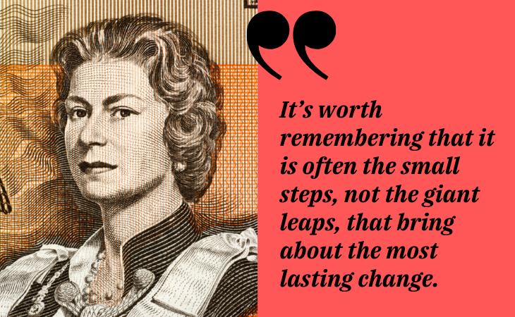 Queen Elizabeth II Quotes, small steps