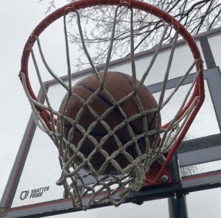 Creepy Nature Basketball stuck